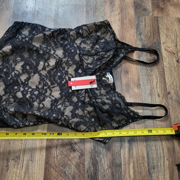 Popilush Black Lace V Neck Shapewear Tummy Control Bodysuit Size 3XL - Picture 7 of 10